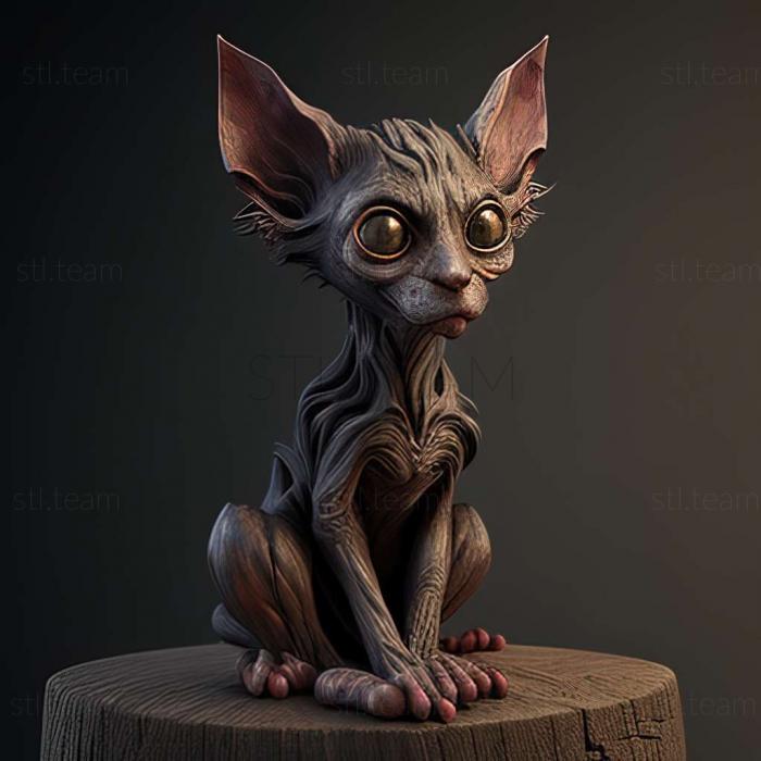 Animals Lykoi cat